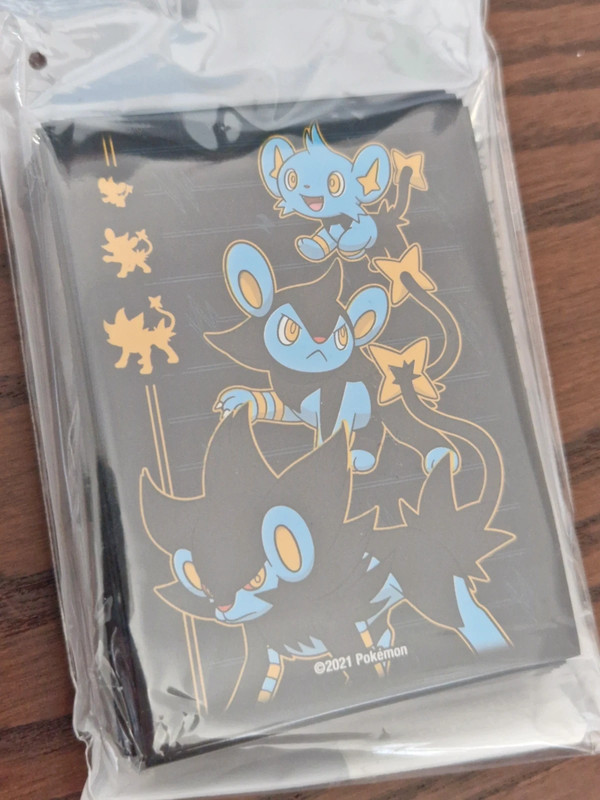 Pokemon Center Official Sleeves Luxray Luxio Shinx X65 Sealed