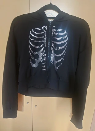 Skelet hoodie met rits, marca: Shein, estado: Muy bueno, tamaño: M / 38 / 10, 2,00 €, 2,80 € Protección al comprador incluida