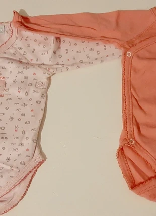 Lot de 2 bodies absorba, brand: Absorba, condition: Very good, size: 1-3 months / 56 cm, €2.00, €2.80 includes Buyer Protection