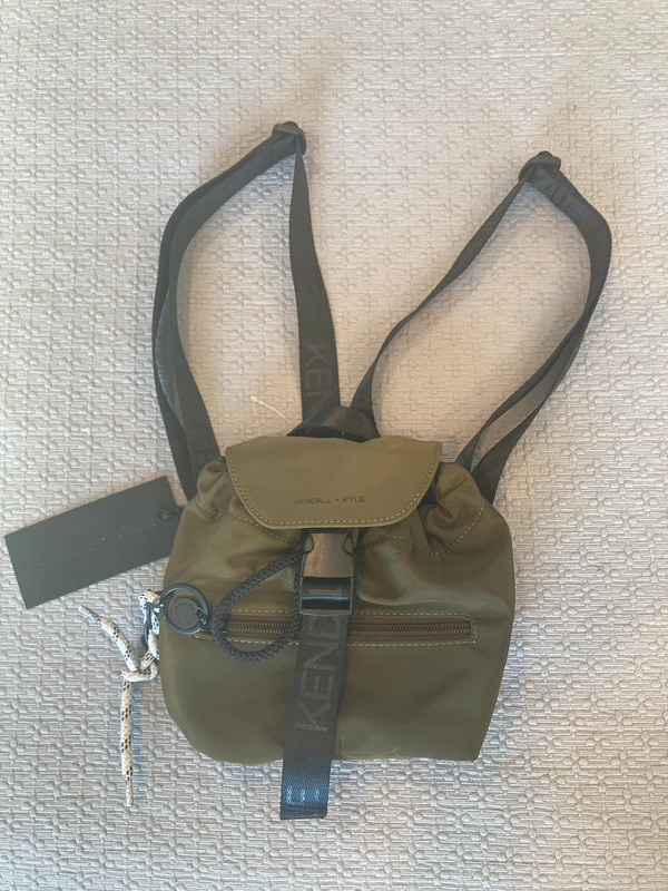 Kendall &Kylie Nylon Green Mini Backpack 1
