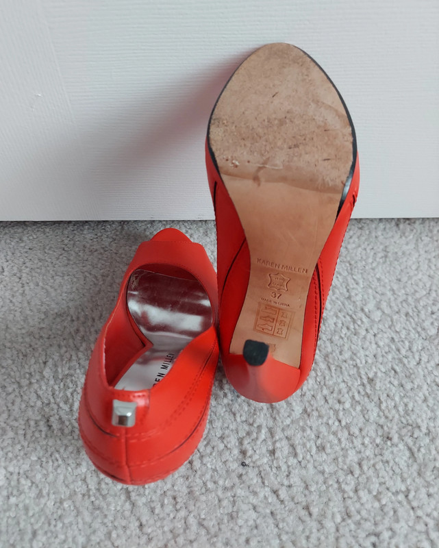 Elegant Orange Women Shoes 5