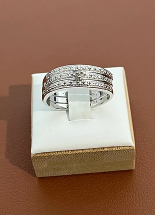 3 bagues en argent massif, marca: Bijouterie, estado: Novo com etiquetas, tamanho: 22,2 mm Ø / 31, €65.00, €68.95 inclui Proteção do Comprador Pro