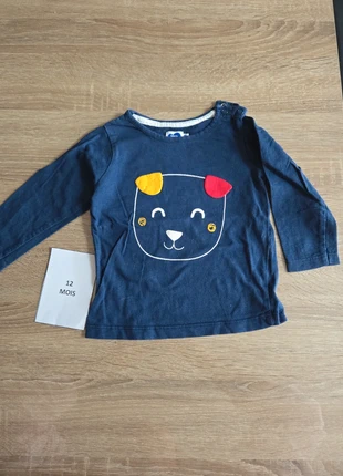 Tee-shirt manches longues 12 mois, brand: Mots d'enfants, condition: Very good, size: 9-12 months / 74 cm, €1.00, €1.75 includes Buyer Protection