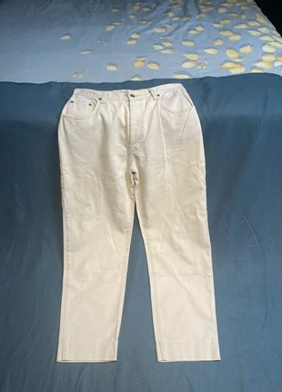 Jeans pants homme crème XL coupe droite vintage, condition: Very good, size: XL, €15.00, €16.45 includes Buyer Protection