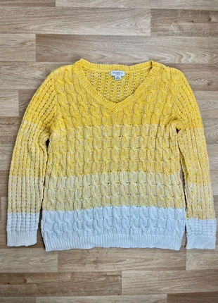 Pull sweat col v en maille liz claiborne jaune blanc pour femme taille XXL #CS3, marque: Liz Claiborne, état: Très bon état, taille: XXL / 44 / 16, 15,00 €, 16,45 € Protection acheteurs incluse