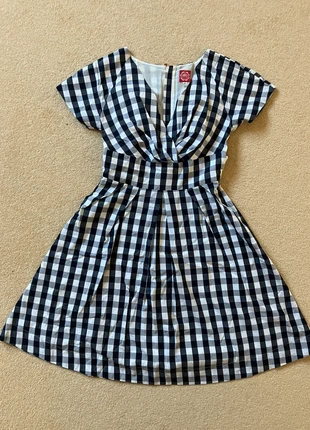 Gingham fit and flare dress, brand: Tom Joule, condition: Good, size: S / 8, £3.00, £3.85 includes Buyer Protection