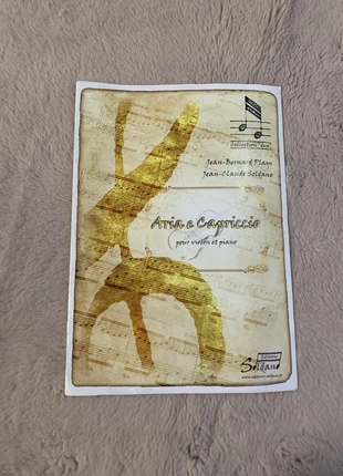 Partition Aria e Capriccio pour violon et piano, ed Soldano, Jean Bernard Plays, Jean Claude Soldano, staat: Goed, € 9,00, € 10,15 inclusief Kopersbescherming