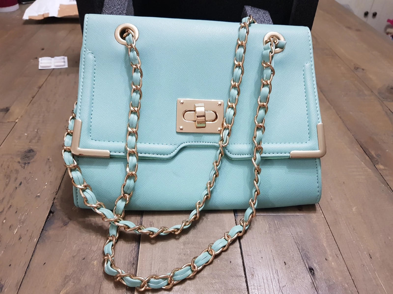 Blue green bag - Vinted