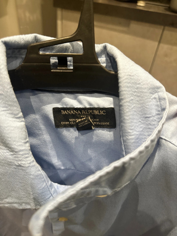 Chemise Banana Republic azur L 3