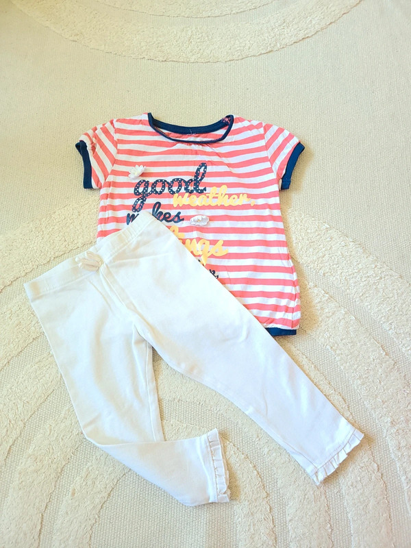 T-shirt &Leggins Gr.80 4