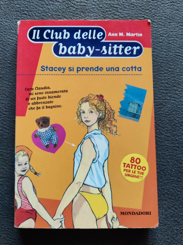 Romanzo per adolescenti di Ann M. Martin - Stacey si prende una cotta, Il Club delle baby-sitter 1