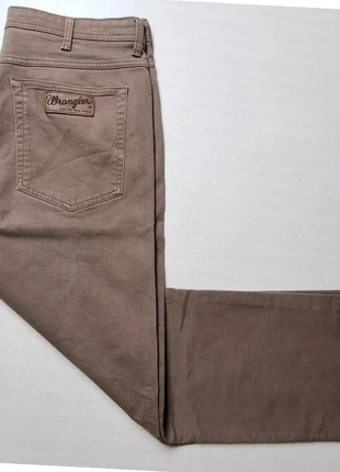 Jean jeans Wrangler Arizona Stretch brun marron logo brodé broderie taille W36 / L34 coton, marque: Wrangler, état: Très bon état, taille: W36 | FR 46, 20,00 €, 21,70 € Protection acheteurs incluse