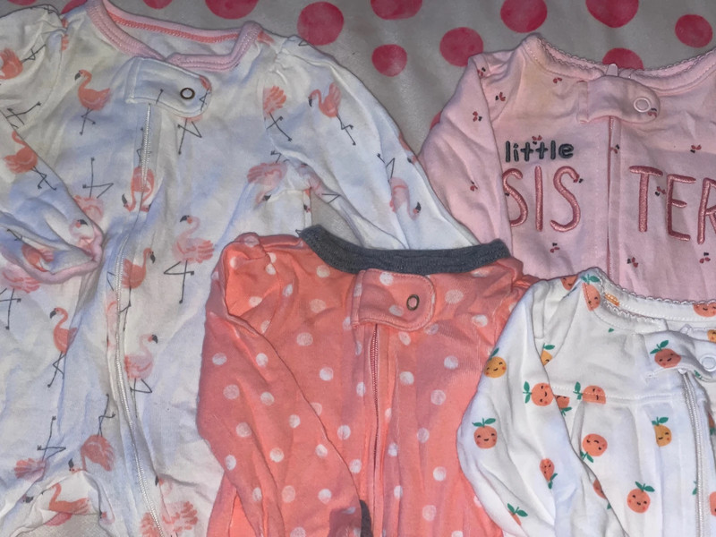 Newborn baby girl pajamas 4