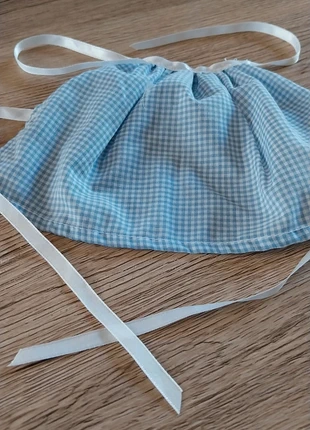 Jupe tablier petite taille vichy bleu - sindy, marque: Sindy, état: Très bon état, taille: Prématuré, jusqu'à 44cm, 5,00 €, 5,95 € Protection acheteurs incluse