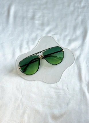 Cool Retro Green and Gold Double Beam Sunglasses, brand: Forme Studio, condition: New without tags, £13.00, £14.35 includes Buyer Protection Pro