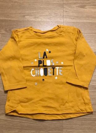 Haut manches longues , marca: Grain de Blé, estado: Muito bom, tamanho: 12-18 meses / 80 cm, €1.00, €1.75 inclui Proteção do Comprador