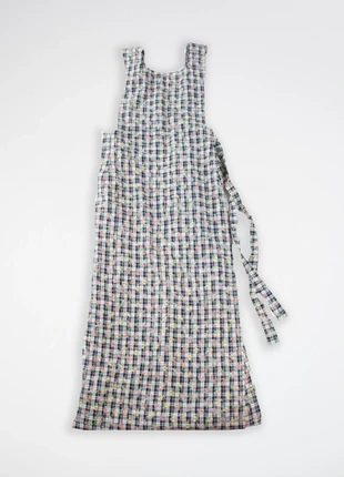 7DA - Robe chasuble tartan, bleu blanc, taille unique, marca: Blanc Bleu, estado: Muy bueno, tamaño: M / 38 / 10, 13,99 €, 15,39 € Protección al comprador Pro incluida