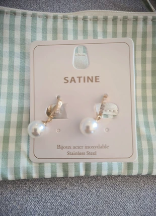 Boucles d'oreilles, brand: Satine, condizioni: Nuovo con cartellino, €3.00, €3.85 include la Protezione acquisti