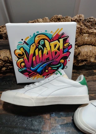 Diadora Game Low Classic n.38 – Bianco/Verde 💚, marque: Diadora, état: Neuf avec étiquette, taille: 38, 21,99 €, 23,79 € Protection acheteurs incluse