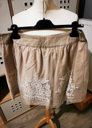 Jupe tule et dentelle, marque: Promod, état: Très bon état, taille: XL / 42 / 14, 1,00 €, 1,75 € Protection acheteurs incluse