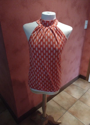 Oranje Retroblouse, marque: LolaLiza, état: Très bon état, taille: XS / 34 / 6, 4,00 €, 4,90 € Protection acheteurs incluse