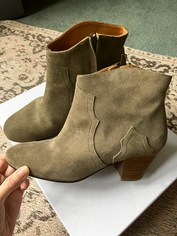 Isabel marant hotsell dicker boots taupe