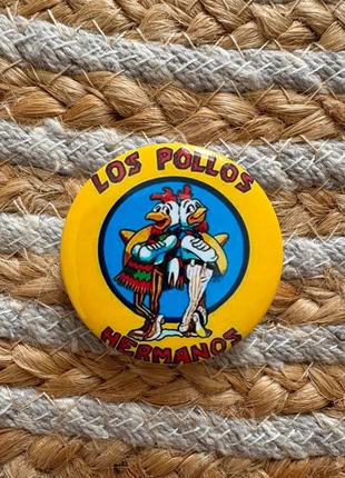 Broche Los Pollos Hermanos 🧪🐔, estado: Muito bom, €4.00, €4.90 inclui Proteção do Comprador Pro