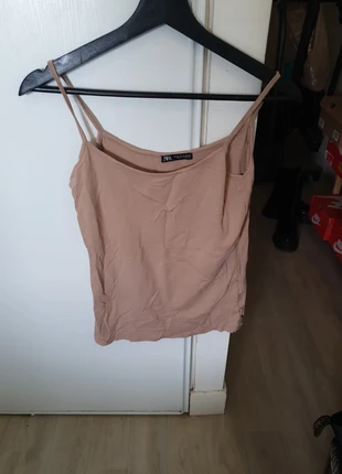 Débardeur Zara M Beige lycra, brand: Zara, condition: Very good, size: M / 38 / 10, €3.00, €3.85 includes Buyer Protection