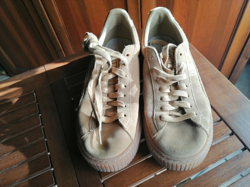 Sneaker Puma suede platform donna. Camoscio Vinted