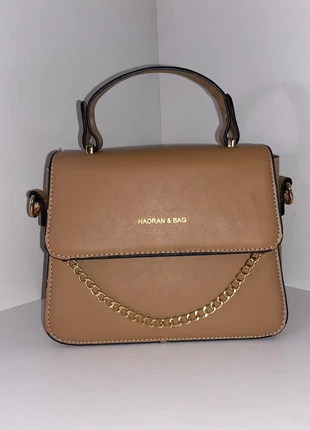Élégant sac camel à chaîne dorée – Haoran & Bag, brand: Haoran & Bag, condition: Very good, €5.00, €5.95 includes Buyer Protection