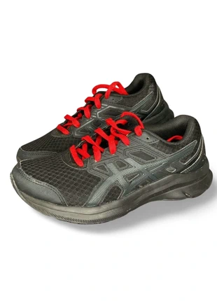 Asics Jolt 3 – Noir avec lacets rouges – Modèle femme – Taille 38 – Réf. 1012A908, marque: Asics, état: Très bon état, taille: 38, 20,00 €, 21,70 € Protection acheteurs (Pro) incluse