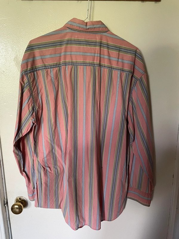 Vintage Pastel Triped Long Sleeve Shirt 2