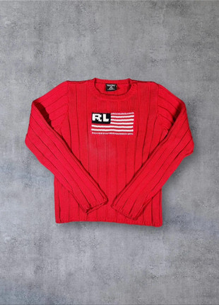 Pull Ralph Lauren USA Flag Vintage rouge - Taille XL, marque: Ralph Lauren, état: Très bon état, taille: XL / 42 / 14, 69,00 €, 73,15 € Protection acheteurs (Pro) incluse