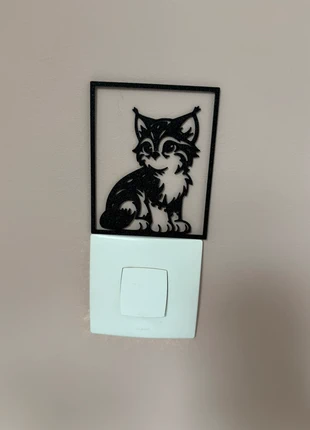 Décoration prise ou interrupteur chat, merk: Impression, staat: Heel goed, € 3,50, € 4,38 inclusief Kopersbescherming Pro