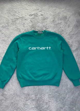 Crewneck / Sweat Carhatt gros logo Vert taille XS femme très bon état, brand: Carhartt, condizioni: Ottime, taglia: XS / IT 38 / EU 34, €45.00, €47.95 include la Protezione acquisti