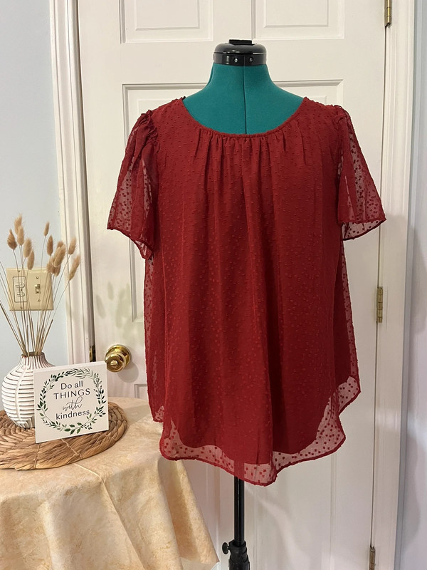 Lauren Conrad blouse Sz L 1