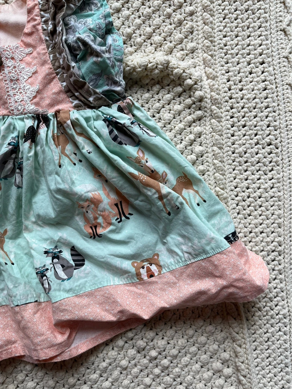 Handmade Forest Friends Dress 3