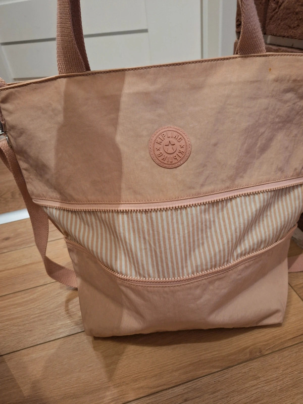 Kipling torba shipperka torebka pudrowy roz duza Vinted