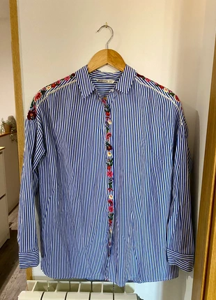 Camisa de rayas de Stradivarius, marca: Stradivarius, estado: Muy bueno, tamaño: S / 36 / 8, 4,00 €, 4,90 € Protección al comprador incluida