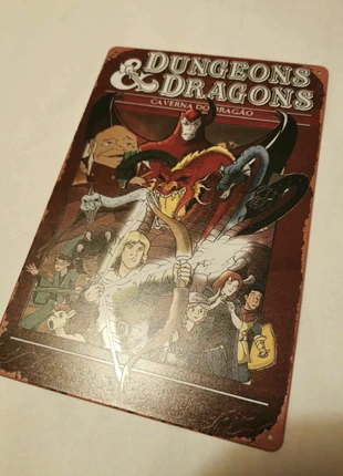 Plaque de métal Donjons & Dragons, brand: D&D, condition: New without tags, €5.50, €6.48 includes Buyer Protection