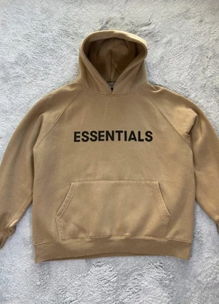 Sweat / pull à capuche Essential fear of god beige/marron Taille S Très bon état, brand: Essential, condizioni: Ottime, taglia: S, €35.00, €37.45 include la Protezione acquisti