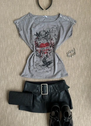 Top grunge &  coquette - Vintage Y2K collection, marca: COQUETTE, estado: Muito bom, tamanho: M / 38 / 10, €19.99, €21.69 inclui Proteção do Comprador Pro