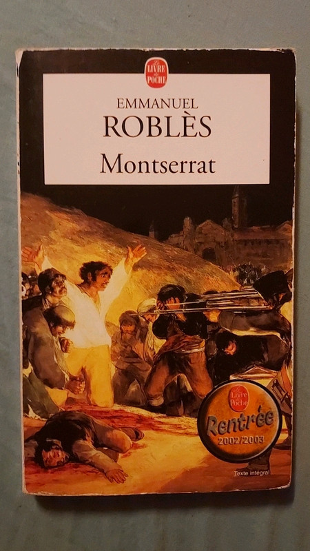 livre Montserrat d'Emmanuel Roblès
