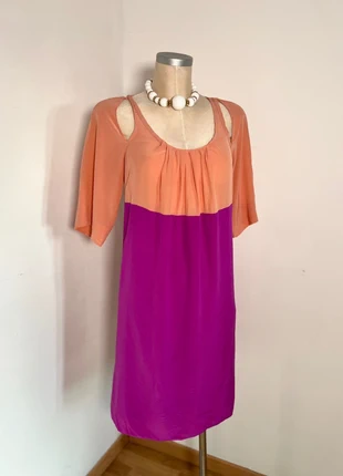 🌹 Belle robe originale  bicolore Sonia Rykiel 100% soie - taille 40 🌹, brand: Sonia Rykiel, condition: Very good, size: L / 40 / 12, €45.00, €47.95 includes Buyer Protection Pro