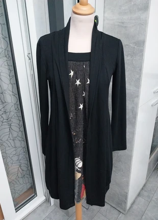 Robe gris/multicolore et veste noire intégrée Cuyi - Taille 38/40, marca: cuyi, estado: Muito bom, tamanho: M / 38 / 10, €18.50, €20.13 inclui Proteção do Comprador