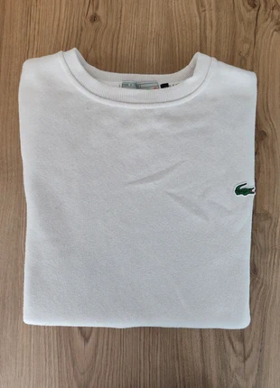 Pull homme col rond blanc Lacoste taille S, marca: Lacoste, estado: Muy bueno, tamaño: S, 25,00 €, 26,95 € Protección al comprador incluida
