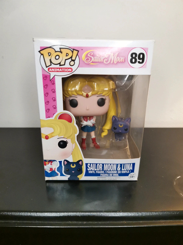 Funko POP Anime: Sailor Moon with Luna Action Figure