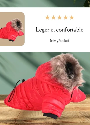 Coupe-vent rembourré pour chien – Taille M, brand: sans marque, condition: Very good, size: M, €12.99, €14.34 includes Buyer Protection Pro