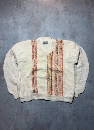 Pull-over d’hiver en laine vintage à motifs | Taille M | Couleur Beige/Crème, marque: Vintage, état: Très bon état, taille: M / 38 / 10, 15,00 €, 16,45 € Protection acheteurs incluse