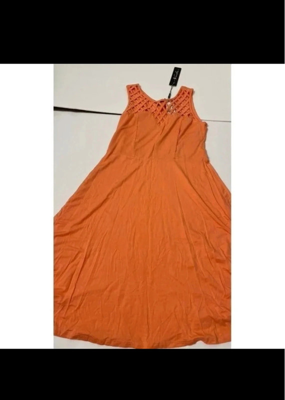 Neesha Size Sm - Med Casual Dress color coral 3